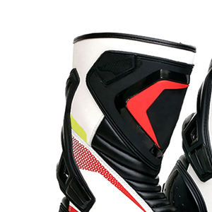 Chaussures de moto en cuir sur mesure, design racing, haute qualité, respirantes, imperméables, coupe-vent, anti-UV pour hommes - Product Image 5