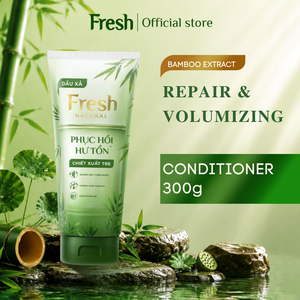 Acondicionador Natural de Bambú Fresco para Cabello Dañado 300g - Marca de Cuidado Capilar Natural Lista para Distribución - Product Image 4