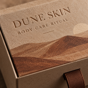 Custom DUNE Body Care Ritual Sliding <b>Drawer</b> Packaging Box - Product Image 3