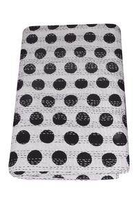 Venta al por mayor de edredones de trabajo Kantha Vintage indio colcha mantas edredón en tamaño Queen juegos de cama hechos a mano Kantha bohemio - Product Image 6