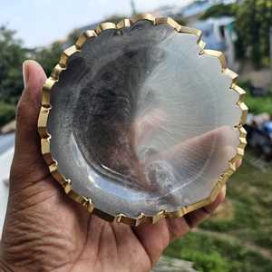 ชามเรซิ่นขัดเงาทำมือสุดหรู เป็นมิตรกับสิ่งแวดล้อม สำหรับเสิร์ฟสลัด จัดแสดงผลไม้ และตกแต่งโต๊ะอาหารสไตล์โมเดิร์น - Product Image 2