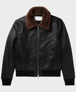 Genuine Napa <b>Leather</b> Snake Printed <b>Jacket</b> <b>Men's</b> Cafe Racer Stand-up Collar YKK Zips Wholesale Biker <b>Jacket</b> Aviator <b>Jacket</b> Top - Product Image 2