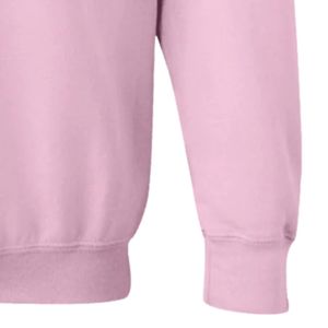 Light <b>Pink</b> <b>Pink</b> & Green Graphic Crewneck Pullover Sweatshirt <b>Long</b> <b>Sleeve</b> Ribbed Cuffs Casual Women's Fleece <b>Top</b> Fashion Street - Product Image 6