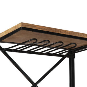 Meuble de Bar Moderne en Bois de Mangue avec Étagères et Vitrines – Mobilier de Luxe pour Hôtels et Appartements – Nouveauté 2026 - Product Image 6