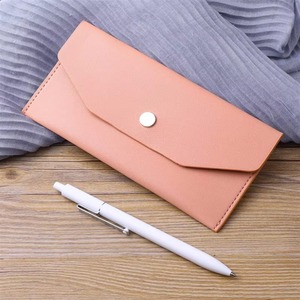 Boutique Quality Leather Wallet Sleek Long Envelope Money Pouch Clutch <b>Case</b> Classy <b>Coin</b> Purse Multi Card Holder for Cash Organiz - Product Image 1