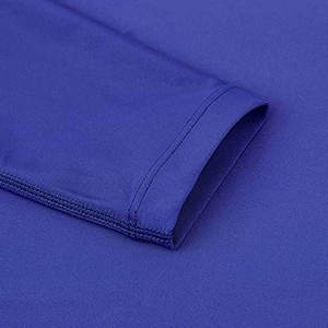 Chemise de compression sans manches pour homme, anti-UV, écologique, bleu orange, imprimé géométrique, séchage rapide, spandex polyester - Product Image 4