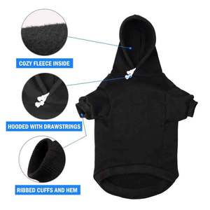 Sudadera y Chaqueta para Perros, Cálida para Otoño, 100% Algodón, Transpirable, Resistente al Viento, para Cachorros, Tallas Pequeña/Mediana/Grande - Product Image 3