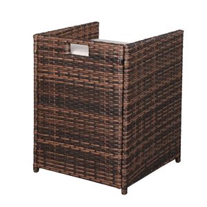 Set da Giardino in 9 Pezzi con Tavolo e Sedie Sfumati Marroni per Intrattenimento all'Aperto - Product Image 6