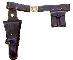 2025 Wholesale Outdoor Reproduction 100% <b>Leather</b> Handmade Protection US WW2 M1916.45 <b>Leather</b> <b>Belts</b> - Product Image 1