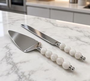 Juego de Cuchillos y Espátulas Modernos para Servir Postres, Pasteles, Reuniones Familiares, Restaurantes, Cafés y Ocasiones Especiales - Product Image 2
