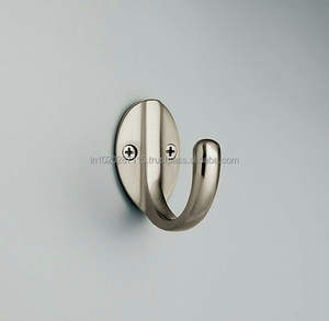 Designer <b>black</b> matte metal wall hooks for modern minimalist interior wall decoration and functional hanging solution - Product Image 3