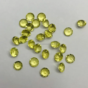 Cuarzo Limón Natural de 11 mm, Corte Brillante Redondo Facetado, Gema Semipreciosa Suelta para Joyería, Venta en Línea en Alibaba Regular - Product Image 2