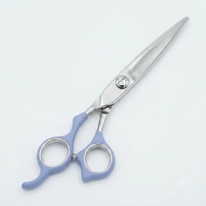 Ciseaux à cheveux professionnels en acier inoxydable de qualité A+, pointe acérée, design pour droitiers, long manche en plastique pour la coiffure Ryzer - Product Image 6