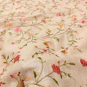 Tissu en Chiffon Brodé Malty Dobby 100% Polyester Respirant Écologique pour Mariage, Couleurs Personnalisées, Fournisseur Textile Export - Product Image 1