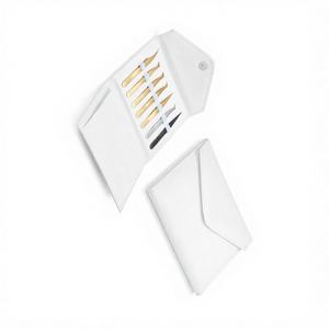 Ensemble de pinces à cils DANTRIC IMPLANTS BY-664, étui en simili cuir, outils de précision, pointe lisse, durable, pour les sourcils - Product Image 3