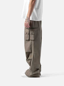 Pantalon cargo homme personnalisé, style ample, jogger baggy, avec plusieurs poches - Product Image 4