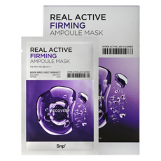 Maschera in Fogli SNP Real Active Firming Elasticity Ampoule, Confezione da 5 Maschere Viso, Sconto 1 Confezione - Product Image 1