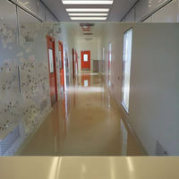 Système de revêtement mural et de sol en époxy pour salle blanche, adapté aux laboratoires pharmaceutiques, aux hôpitaux et aux usines de fabrication électronique