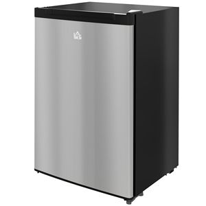 "3 Cu Ft Household/Hotel/RV Upright <b>Freezer</b> with Reversible Door Energy Efficient <b>Silver</b> Single Door" - Product Image 1