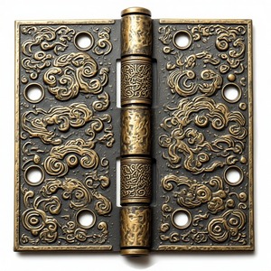 Heavy Gauge Brass Door <b>Hinges</b> Designed For Stable Door Support And Smooth Everyday Movement - Product Image 5