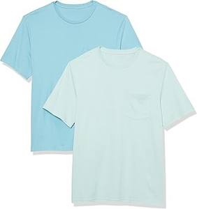 Nouveaux T-shirts thermiques pour hommes, style actuel, couleur unie, tricoté robuste, col contrastant, meilleur design, en vente - Product Image 1