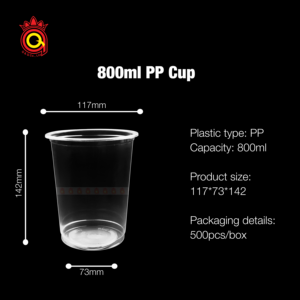 Couvercles de tasses en plastique PP transparents jetables Quang Quan 16/20/24oz conception à paroi unique diamètre 95mm pour servir des boissons café - Product Image 2