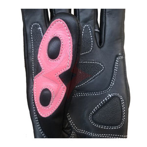 Gants de moto pour femmes de qualité supérieure avec protection des articulations, en cuir durable, antidérapants, respirants et antichocs - Product Image 6