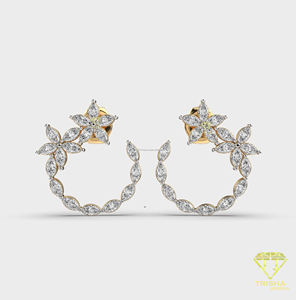 Pendientes cuadrados estilo Hip Hop con acabado en oro blanco, joyería de lujo para streetwear, accesorio de moda para hombres y mujeres, ideal para fiestas y discotecas. - Product Image 6