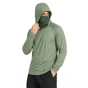 Camisa de Pesca con Capucha y Protección UV, con Cubre Rostro, Manga Larga, Transpirable, para Actividades al Aire Libre - Product Image 3
