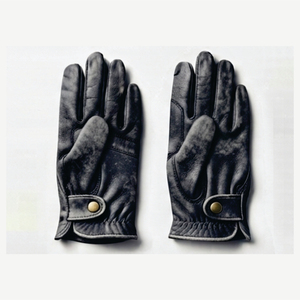 Gants d'équitation en cuir de qualité supérieure, effet délavé, antidérapants, pour usage quotidien - Product Image 1