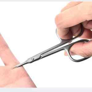 Coupe-cuticules en acier de haute qualité pour manucure russe, outil professionnel pour nail art avec surface miroir, ciseaux de beauté - Product Image 3