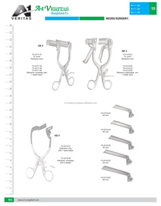 A-1 VERITAS Instrumentos Quirúrgicos de Neurocirugía de Acero Inoxidable de Precisión para Procedimientos Craneales, Juego Médico Reutilizable - Product Image 3