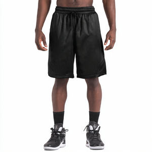 Pantalones Cortos Deportivos Vintage de Baloncesto para Hombre, 100% Poliéster, con Cordón en la Cintura, Pantalones Cortos de Malla para Correr por la Calle - Product Image 4