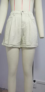 Ropa de Verano para Mujer, Jeans Casuales de Mezclilla, Cintura Alta, Cierre de Botones, Tela Suave y Transpirable para un Estilo Profesional - Product Image 6