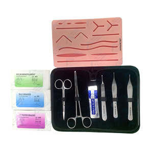 Medical Student Practice <b>Suture</b> Practice <b>Suture</b> <b>Kit</b> Stainless Steel Medic Instrument <b>Kits</b> <b>Suture</b> <b>Kit</b> Medic Instrument - Product Image 1