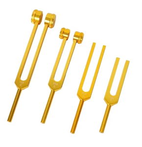 SWISHER INTERNATIONAL Kit chirurgical d'ondes diapasonnantes orthopédiques plaqué or, instruments neurologiques manuels réutilisables en acier inoxydable - Product Image 5