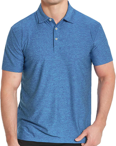 Polo Deportivo Personalizado de Manga Corta para Hombre, Tejido de Poliéster y Elastano de Secado Rápido - Product Image 5