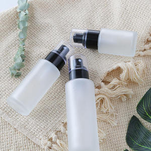 Wholesale Frosted Glass <b>Mist</b> Spray <b>Bottle</b> with Cap for Lotion Serum Oil Skin Care Cream Perfume - Product Image 3