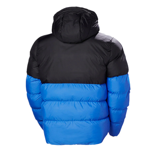 Wholesale Men's Puffer Jackets Zipper up Black and Blue Color Winter Puffer Jacket With Customized Design OEM Service - Product Image 3
