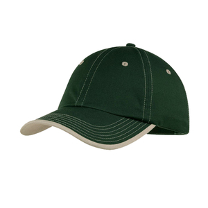Classic Two-Tone Low-Profile Baseball Cap 100% Cotton Breathable Adjustable Embroidery Workouts Outdoor Activities All Season - Product Image 1