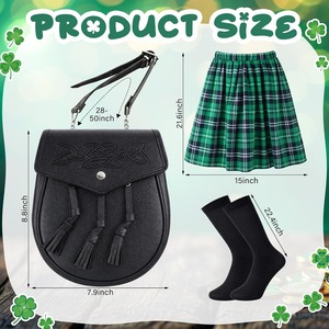Tenue traditionnelle écossaise sophistiquée pour homme : Kilt, veste et gilet pour cérémonie de mariage et événements formels dans les Highlands - Product Image 2