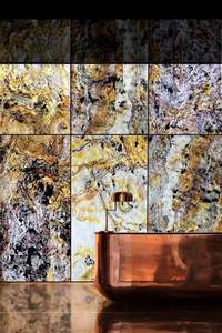 Revêtement mural en pierre naturelle translucide et flexible, rustique et durable, certifié CE/ISO9001, garantie 5 ans+, pour intérieur/extérieur de villa - Product Image 2