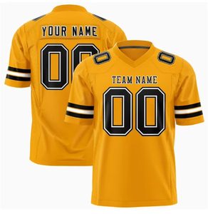 Nueva Camiseta de Fútbol Americano Personalizada al por Mayor, Ropa Deportiva de Malla de Alta Calidad, Estilo Retro de Fútbol, para Hombre y Mujer - Product Image 4