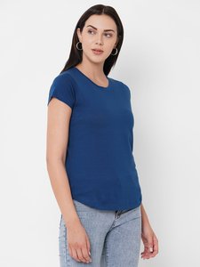 เสื้อยืดโอเวอร์ไซส์ทรงหลวมสำหรับผู้หญิง แขนยาว คอโอ  ผ้าฝ้าย 100%  รับสกรีนโลโก้ตามสั่ง - Product Image 5