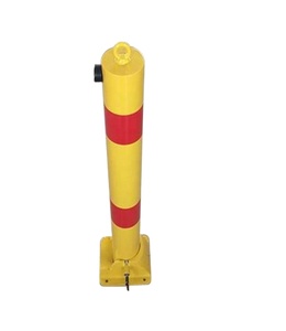 Barrera de seguridad plegable de acero para estacionamiento de coches, poste de seguridad para tráfico, columna de seguridad para cochera, barrera de carretera para estacionamiento. - Product Image 1