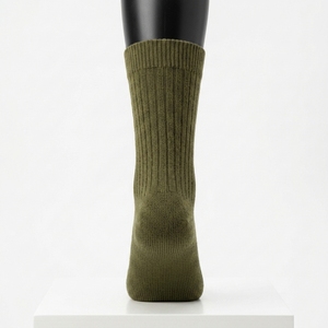 Chaussettes de sport respirantes avec logo personnalisé, tissu respirant, évacuation de l'humidité, chaussettes chaudes pour le sport - Product Image 4