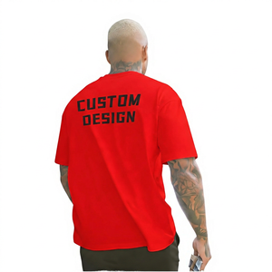 T-shirt blanc pour homme à manches courtes, coupe classique, en jersey de coton, col rond, imprimé avec un motif de lettres au dos, design personnalisé - Product Image 2