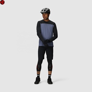 Pantalones Cortos de Ciclismo para Hombre, Tejidos, con Cordón Ajustable, Cintura Media, Logotipo Frontal, Transpirables, Anti-UV, para Ciclismo al Aire Libre - Product Image 2