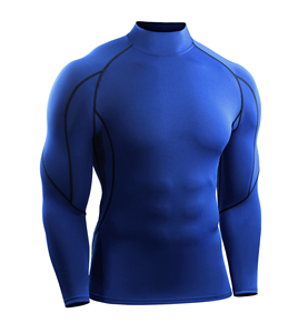 Men Compression <b>Tops</b> Sports Gym Quick Dry T-shirt Mens <b>Thermal</b> Tights Fitness Shirt Base <b>Top</b> with Different Pattern Cutting - Product Image 1