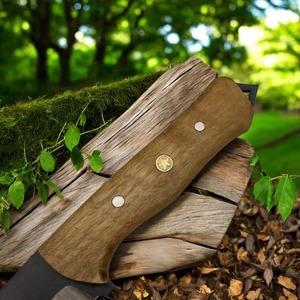 Funda Personalizada para Cuchillo Skinner, Recta, ODM, Personalizable |   Cuchillo de Camping Forjado a Mano con Mango de Resina Bushcraft |   El Mejor Cumpleaños - Product Image 4